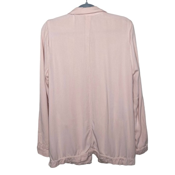 Ro & De Longline Flowy Blush Pink Blazer Large - Picture 4 of 11